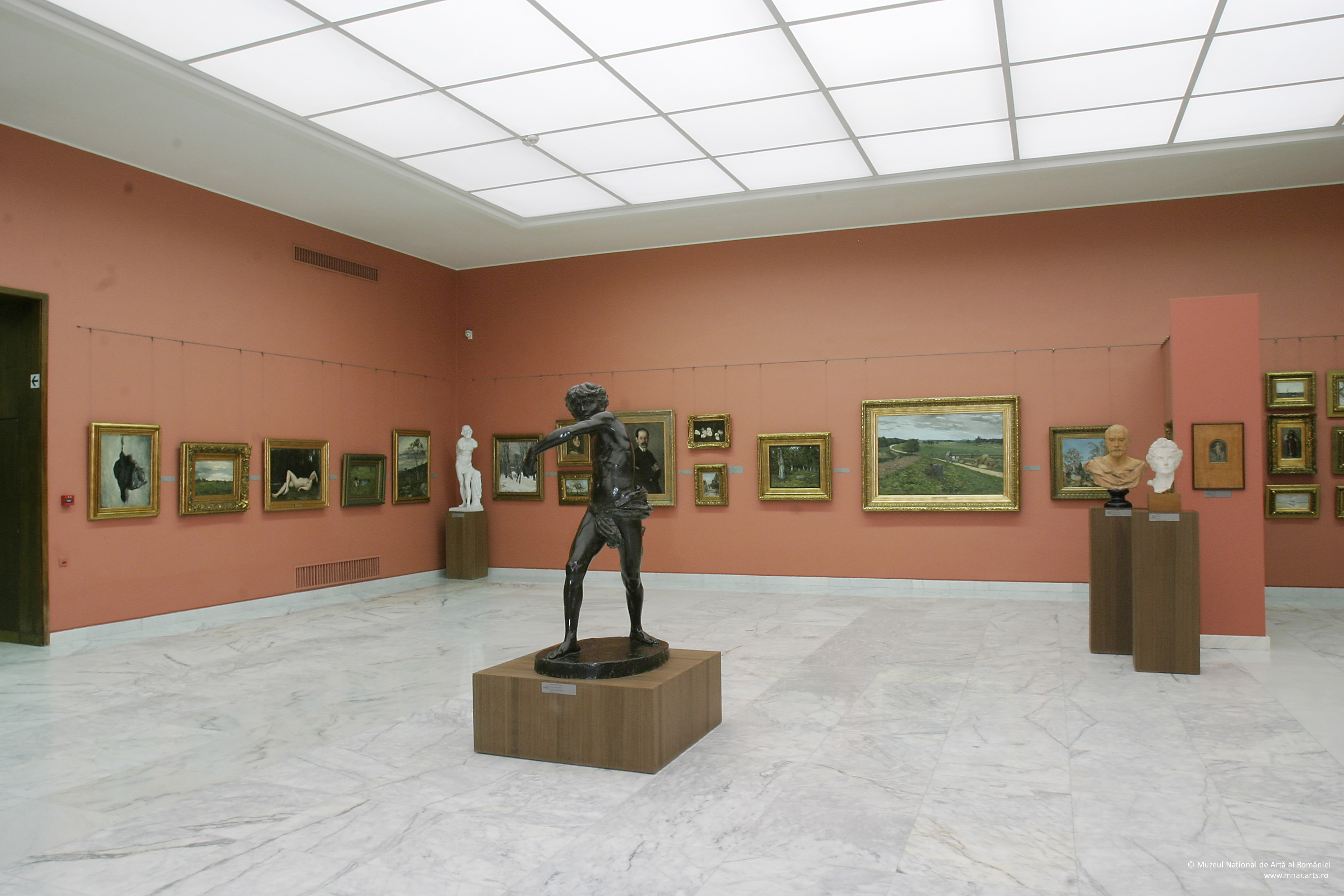 Galeria de Artă Românească Modernă, sala II, opere de Luchian și Andreescu