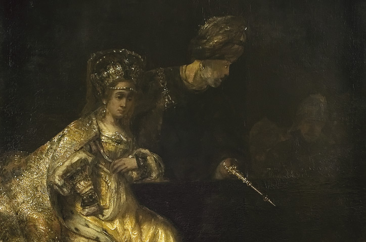 Rembrandt – Haman before Esther