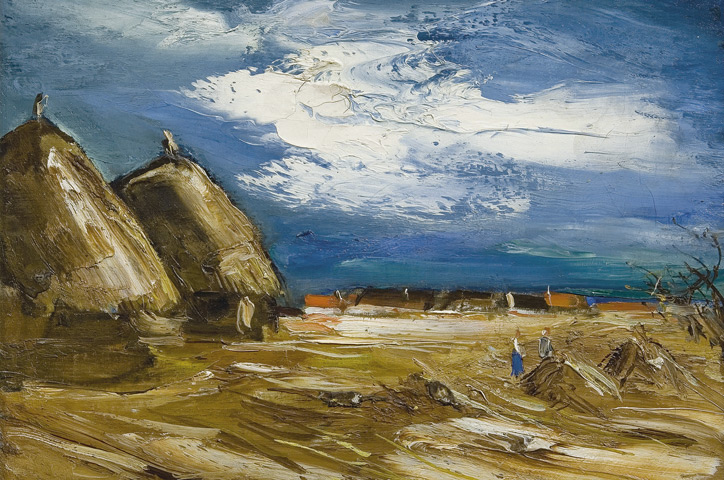 Vlaminck - Landscape with Haystacks