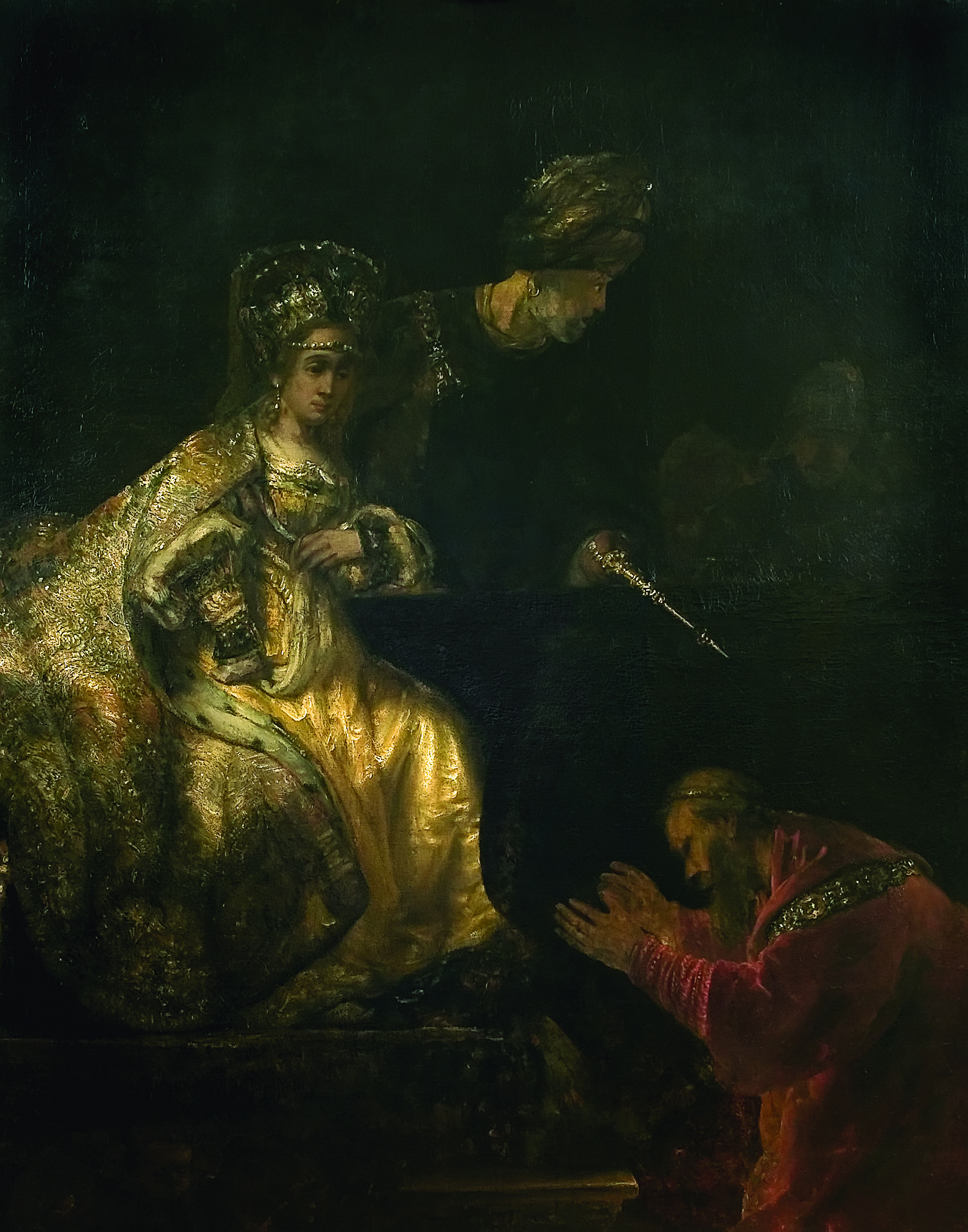 Rembrandt – Haman before Esther